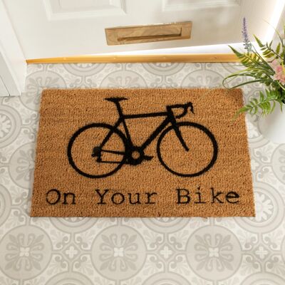 Auf Ihrer Fahrrad-Fußmatte