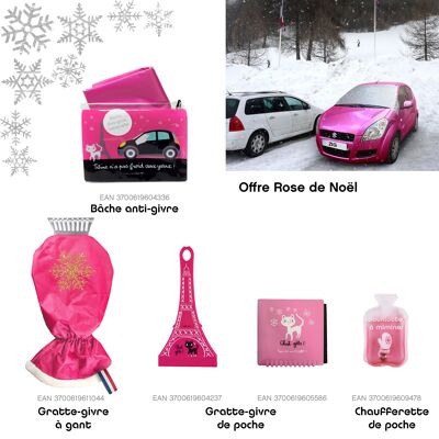 Zigoh Christmas Rose offer by Valerie Nylin: 25pcs = 5 pocket heaters + 15 frost scrapers + 5 anti-frost/anti-furnace covers