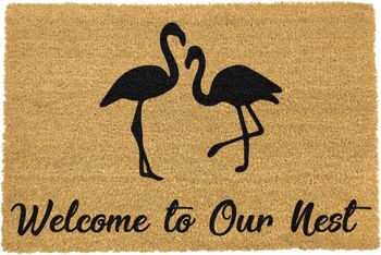 Bienvenue dans notre paillasson Nest Flamingo 2