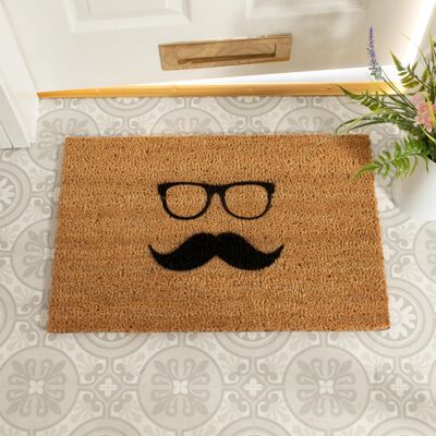 Paillasson Moustache & Lunettes