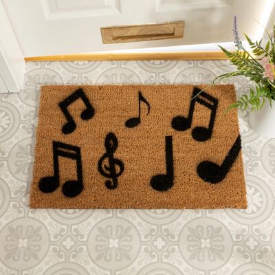 Music Notes Doormat