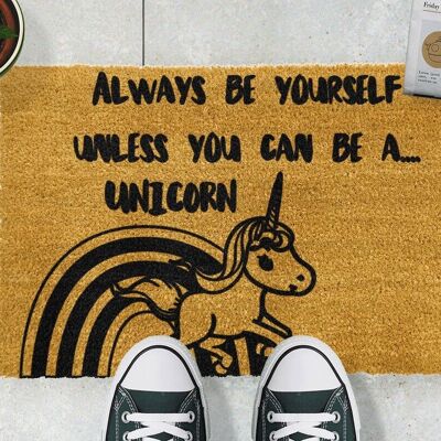 Unicorn doormat