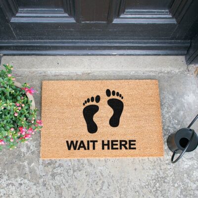 Wait Here Paillasson