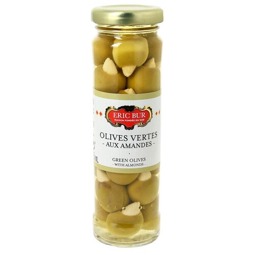 Olives vertes aux amandes 95g