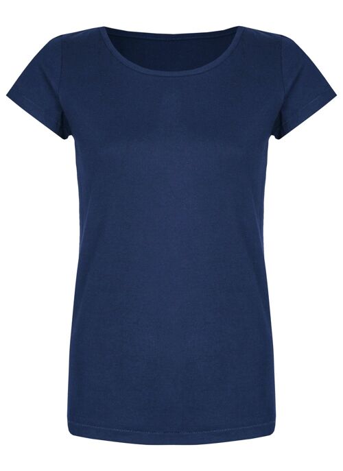 Basic Bio T-Shirt Rundhals (ladies) Nr.2 GOTS (Azur)