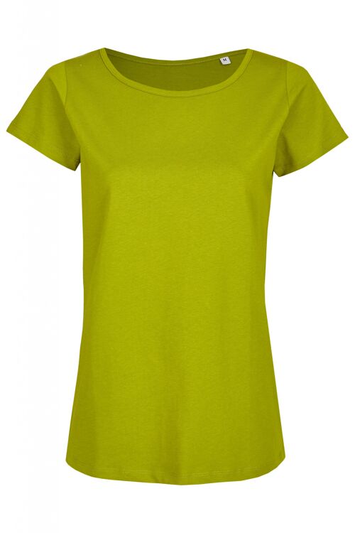 Basic Bio T-Shirt Rundhals (ladies) Nr.2 GOTS (Farngrün)