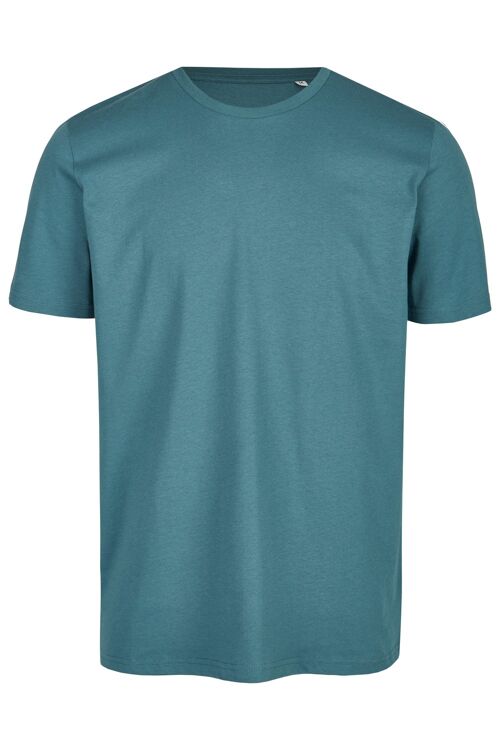 Basic Bio T-Shirt Rundhals (men) Nr.3 GOTS (Graugrün)
