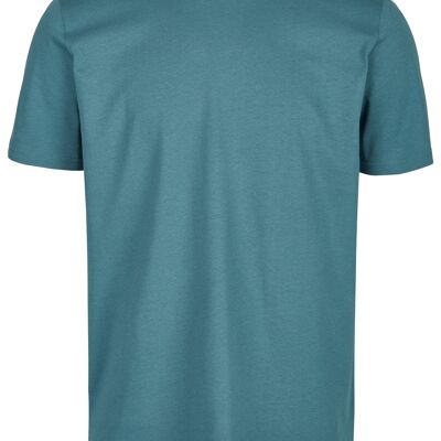 T-shirt bio basique col rond (homme) Nr.3 GOTS (gris vert)