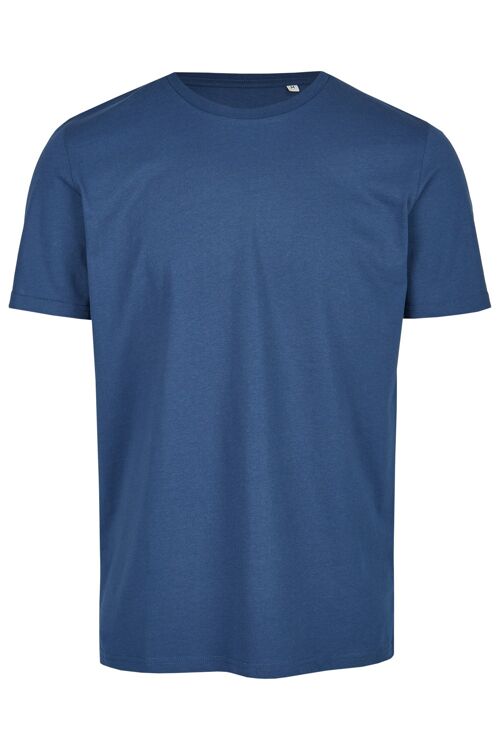 Basic Bio T-Shirt Rundhals (men) Nr.3 GOTS (Azur)