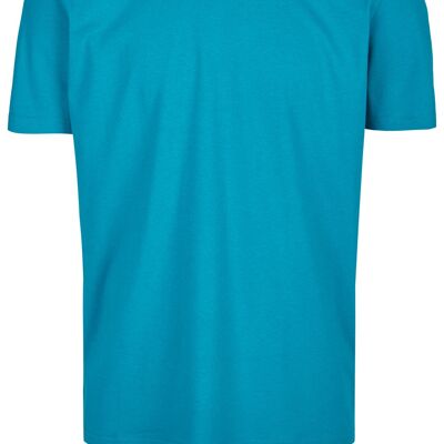 Camiseta orgánica básica de cuello redondo (hombre) Nr.3 GOTS (gasolina)
