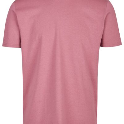 Camiseta orgánica básica cuello redondo (hombre) Nr.3 GOTS (lila)