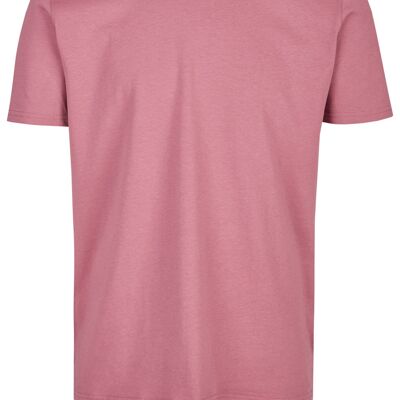 Camiseta orgánica básica cuello redondo (hombre) Nr.3 GOTS (lila)