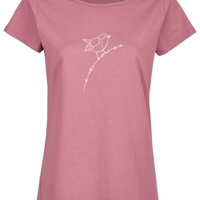 Basic organic T-shirt (ladies) No.2 robin (lilac)