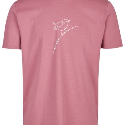 Basic organic t-shirt (men) No.3 robin (lilac)