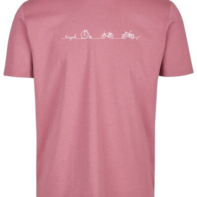 Basic Organic T-Shirt (men) No. 3 Bicycle Line (Lilac)