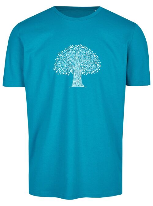 Basic Bio T-Shirt (men) Nr.3 Tree Life (Petrol)