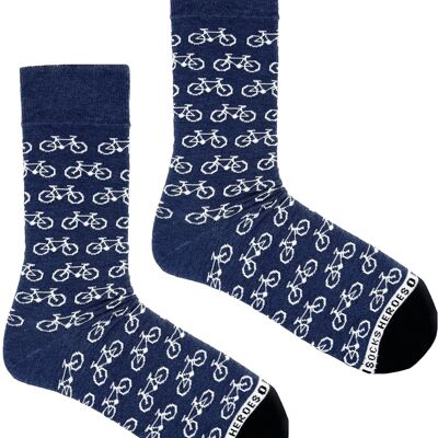 Fahrrad Blau Sokken