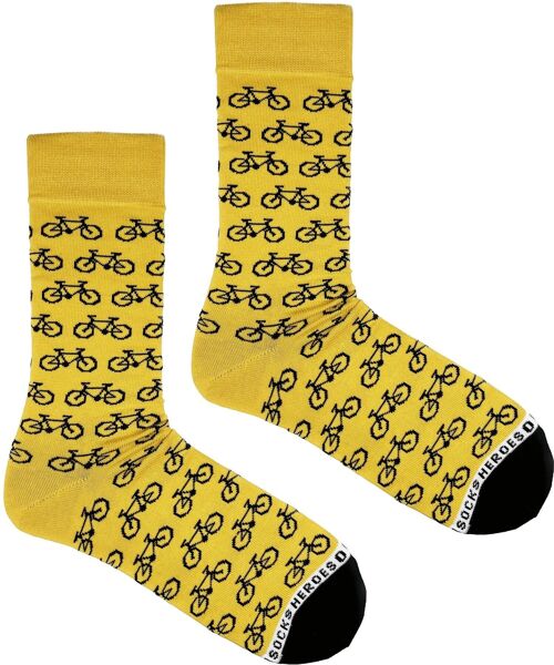 Bike Yellow Sokken