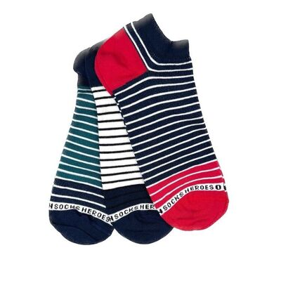 Lot de 3 paires de socquettes Steven Summer