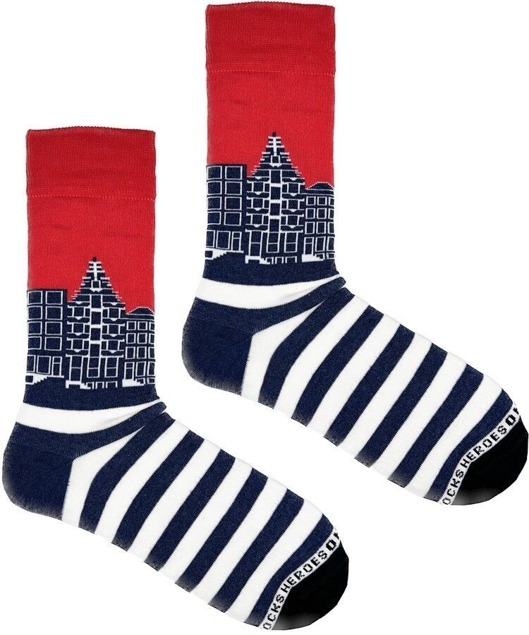 Grachten Blue Sokken