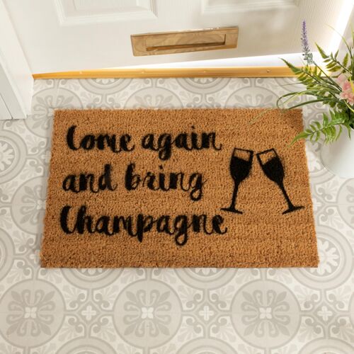 Bring Champagne Doormat