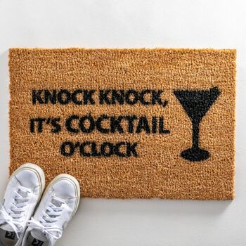 Knock Knock It's Cocktail O'Clock paillasson 2