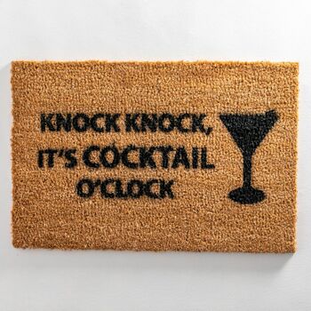 Knock Knock It's Cocktail O'Clock paillasson 3