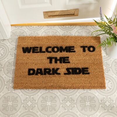 Willkommen zum Fußmatten-Zitat von Darkside Star Wars