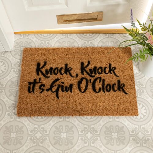 Gin O'Clock Doormat