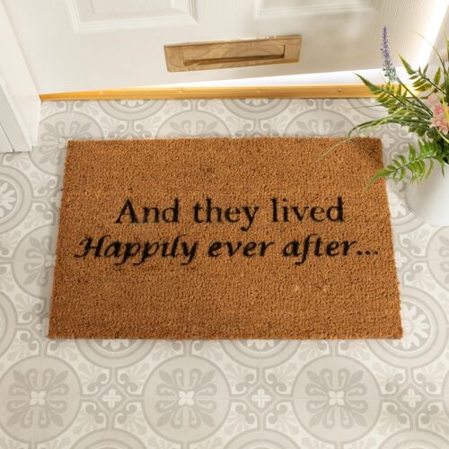 And they lived happily ever after doormat