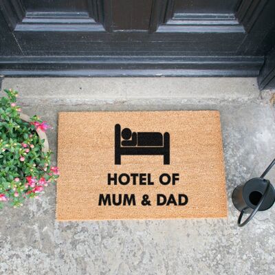 Hotel of Mum & Dad doormat