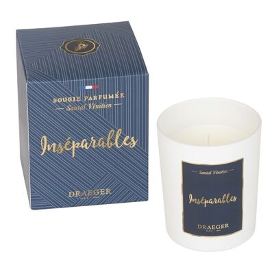 Candela regalo - Inseparabile - Made in France, Cera vegetale