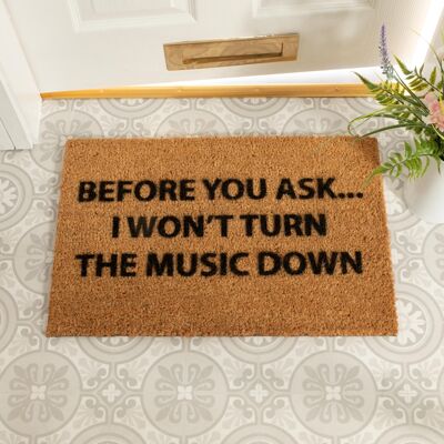 Loud Music Doormat