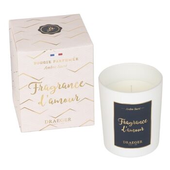 Bougie Cadeau - Fragrance d'amour - Made in France, Cire végétale, Saint Valentin 1