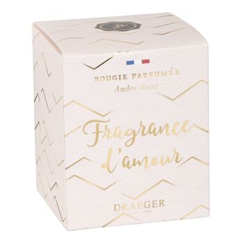 Bougie Cadeau - Fragrance d'amour - Made in France, Cire végétale, Saint Valentin 2