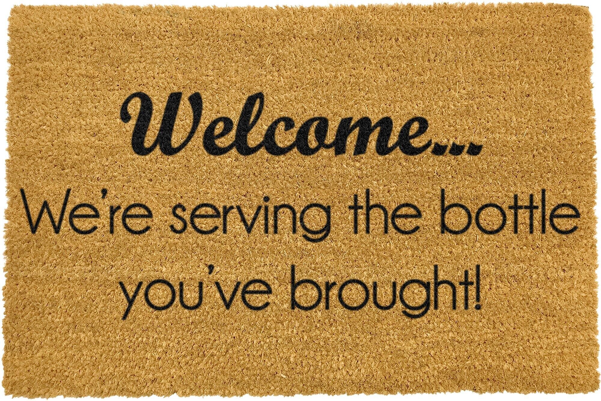 Wir servieren die Flasche, die Sie mitgebracht haben