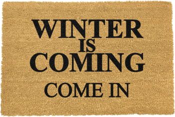 L'hiver arrive, citation du paillasson Game of Thrones 1