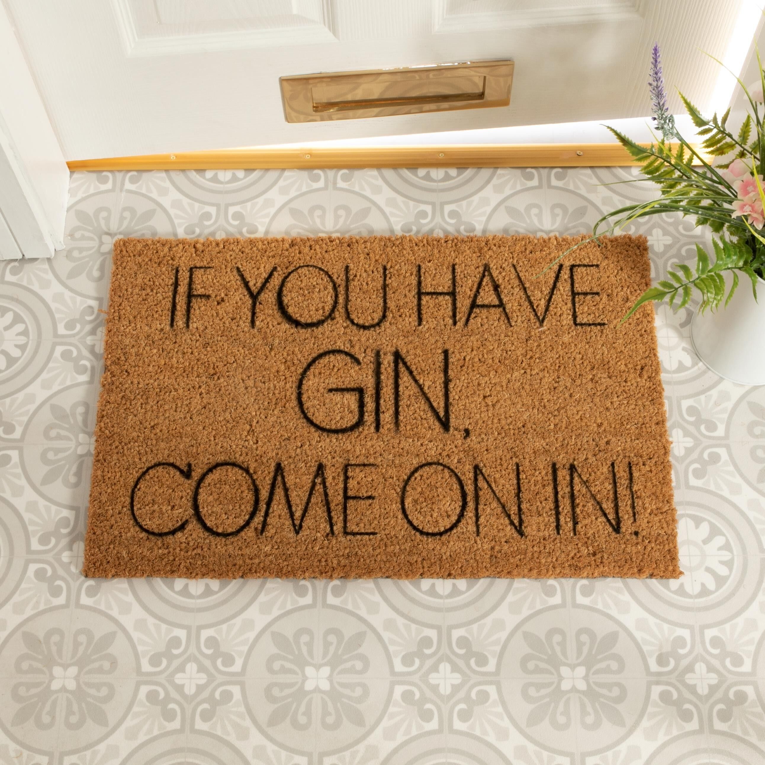 Si tienes ginebra, entra en felpudo