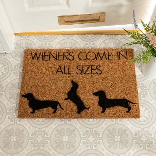 Weiners Come In All Sizes Doormat