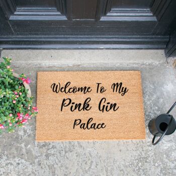Welcome To My Pink Gin Palace paillasson 3