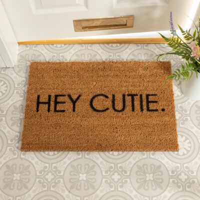 Hey Cutie Doormat