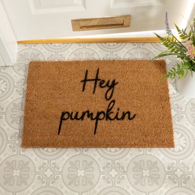 Hey Pumpkin Doormat