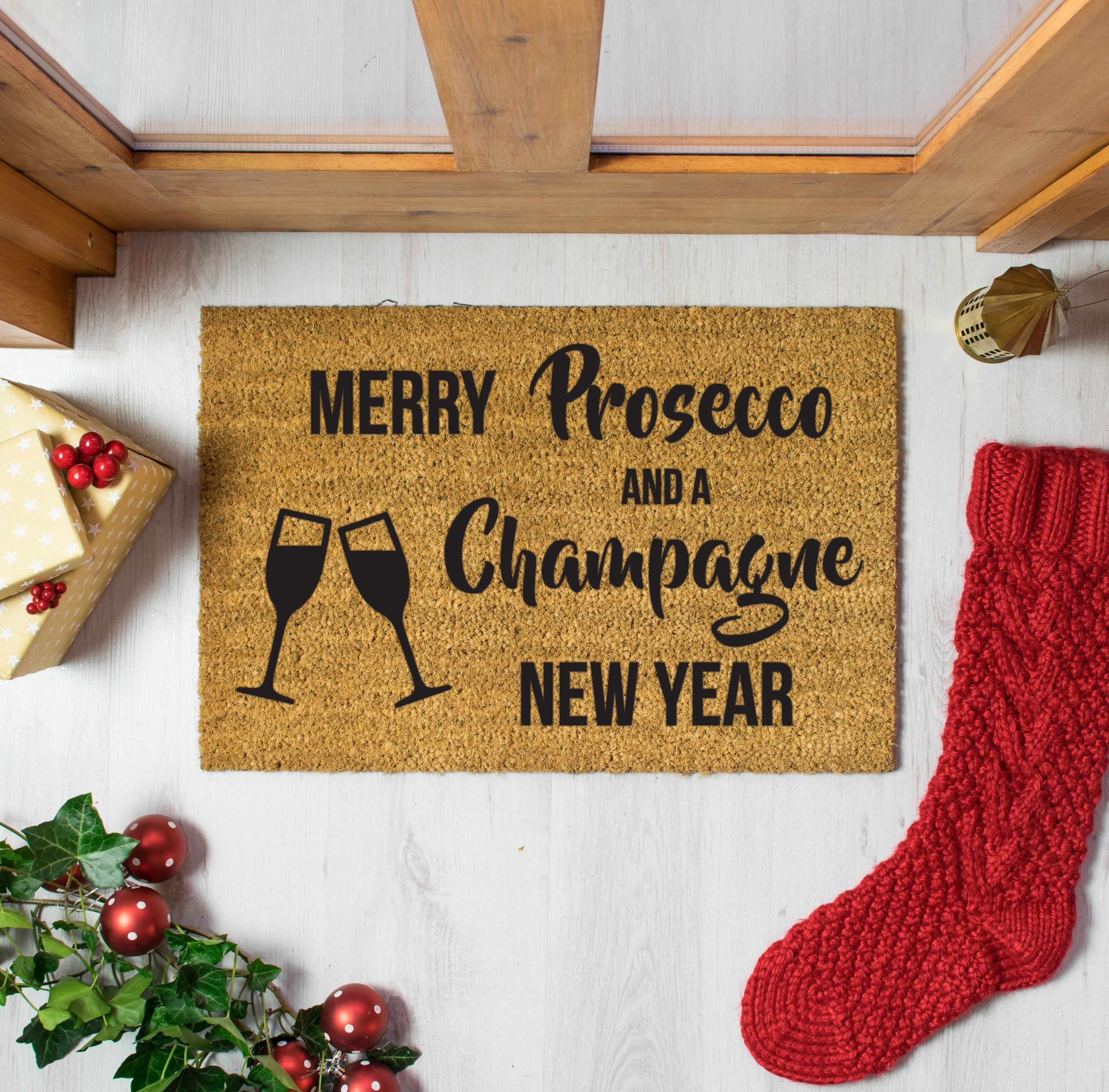 Merry Prosecco And Champange New Year