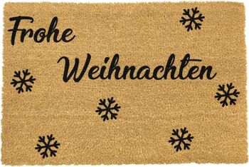 Frohe weihnachten fußmatten 1