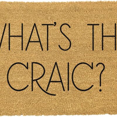 ¿Qué es el felpudo Craic?