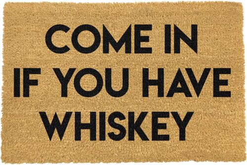 Come in if You Have Whiskey Doormat