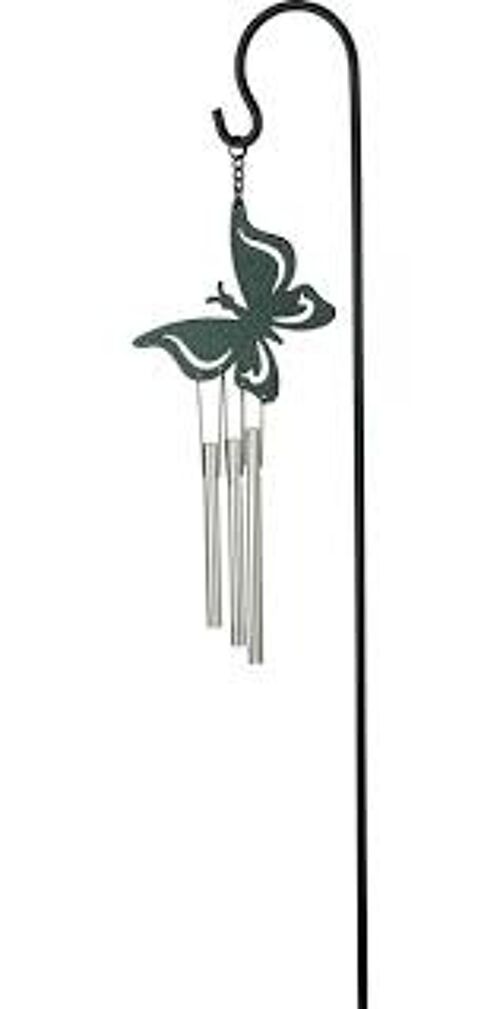 Musical Ornament Stake Chimes Butterfly