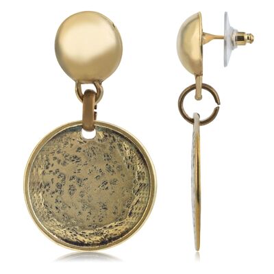 Boucle d'oreille Gloria Mago Miroir en or