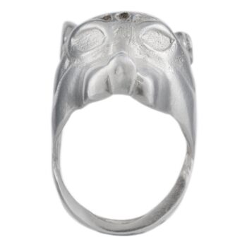 Bague argent 925 plaqué zamak "Tigre G" taille 16 2