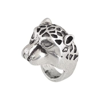 Bague argent 925 plaqué zamak "Tigre G" taille 16 5